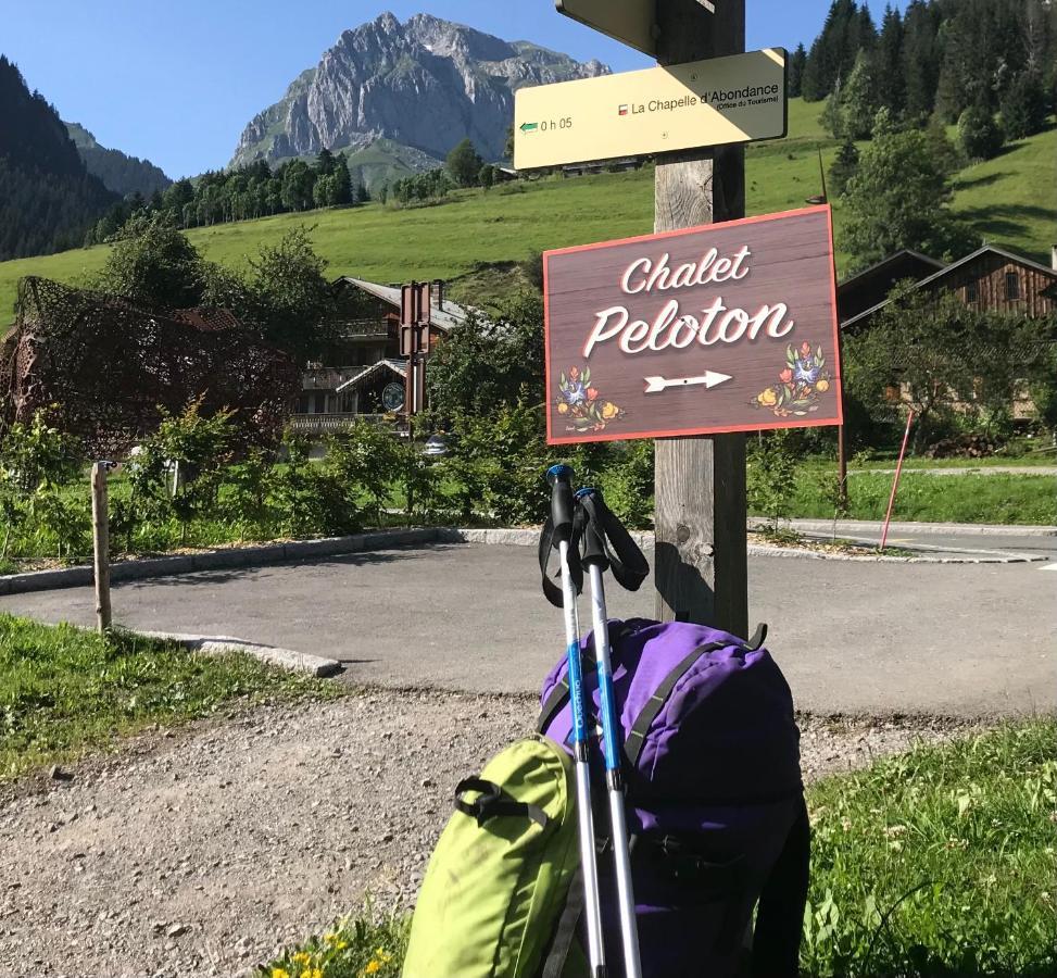 Chalet Peloton Abondance Exteriér fotografie